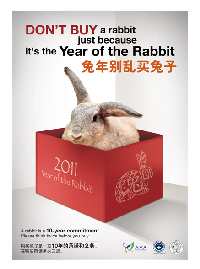 Don't buy a rabbit just for the year